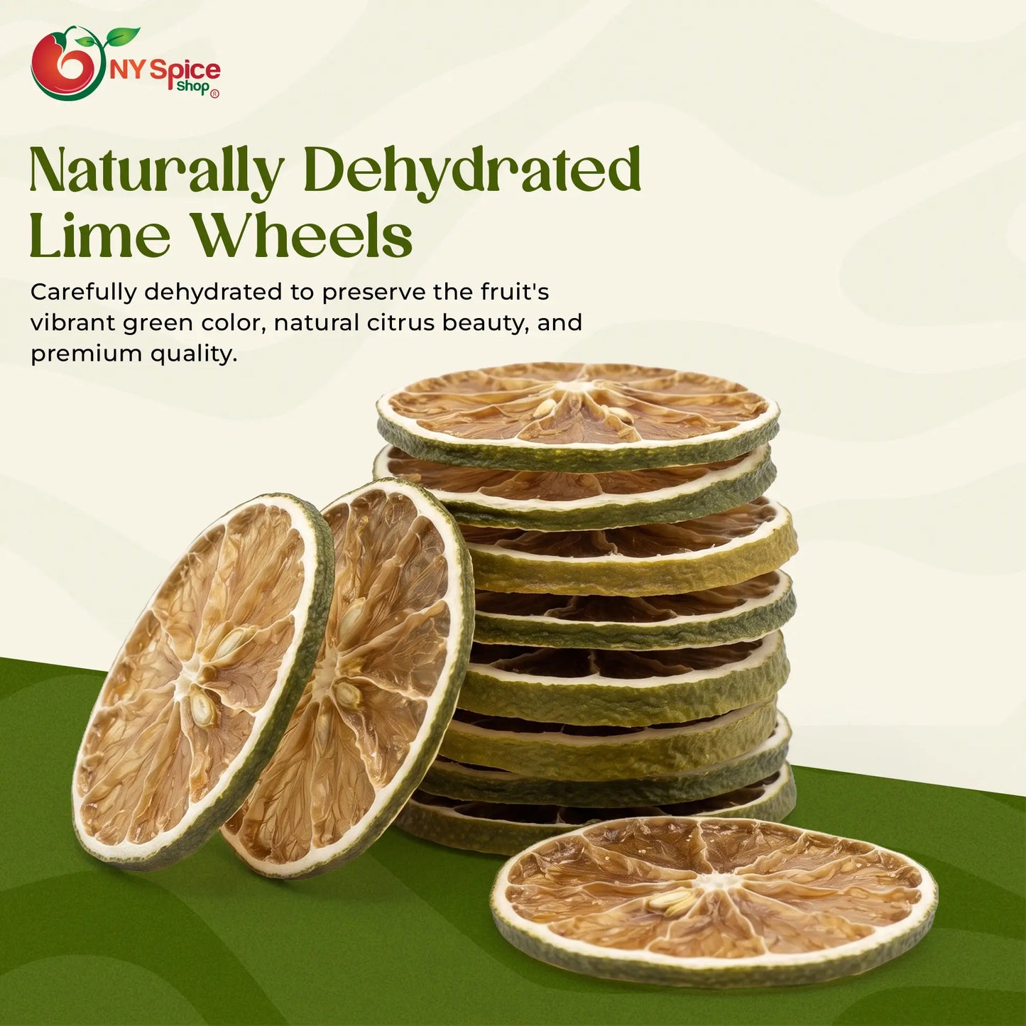 Dehydrated Lime Wheels
