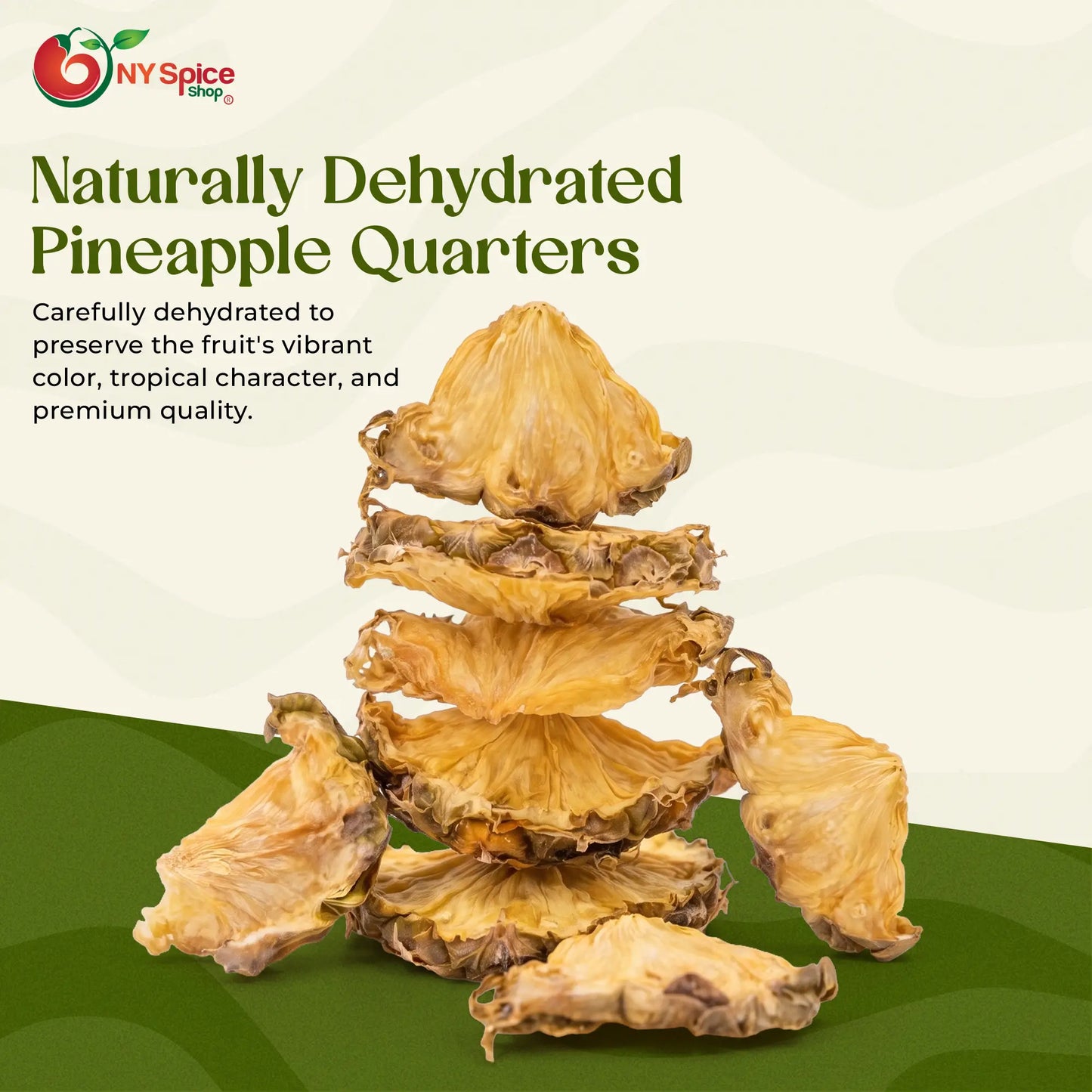 Dehydrated Pineapple Quarter