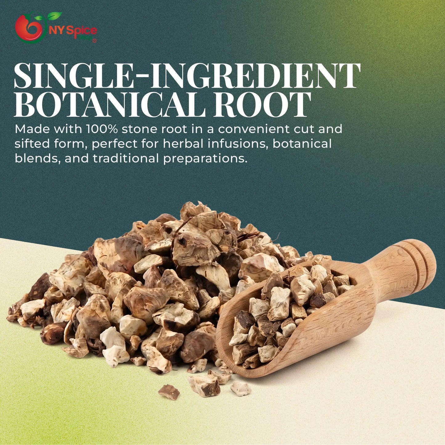 Stone Root Cut & Sifted