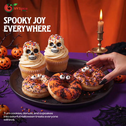 Halloween Baking supplies - Nonpareils, Sprinkles & Sanding sugar