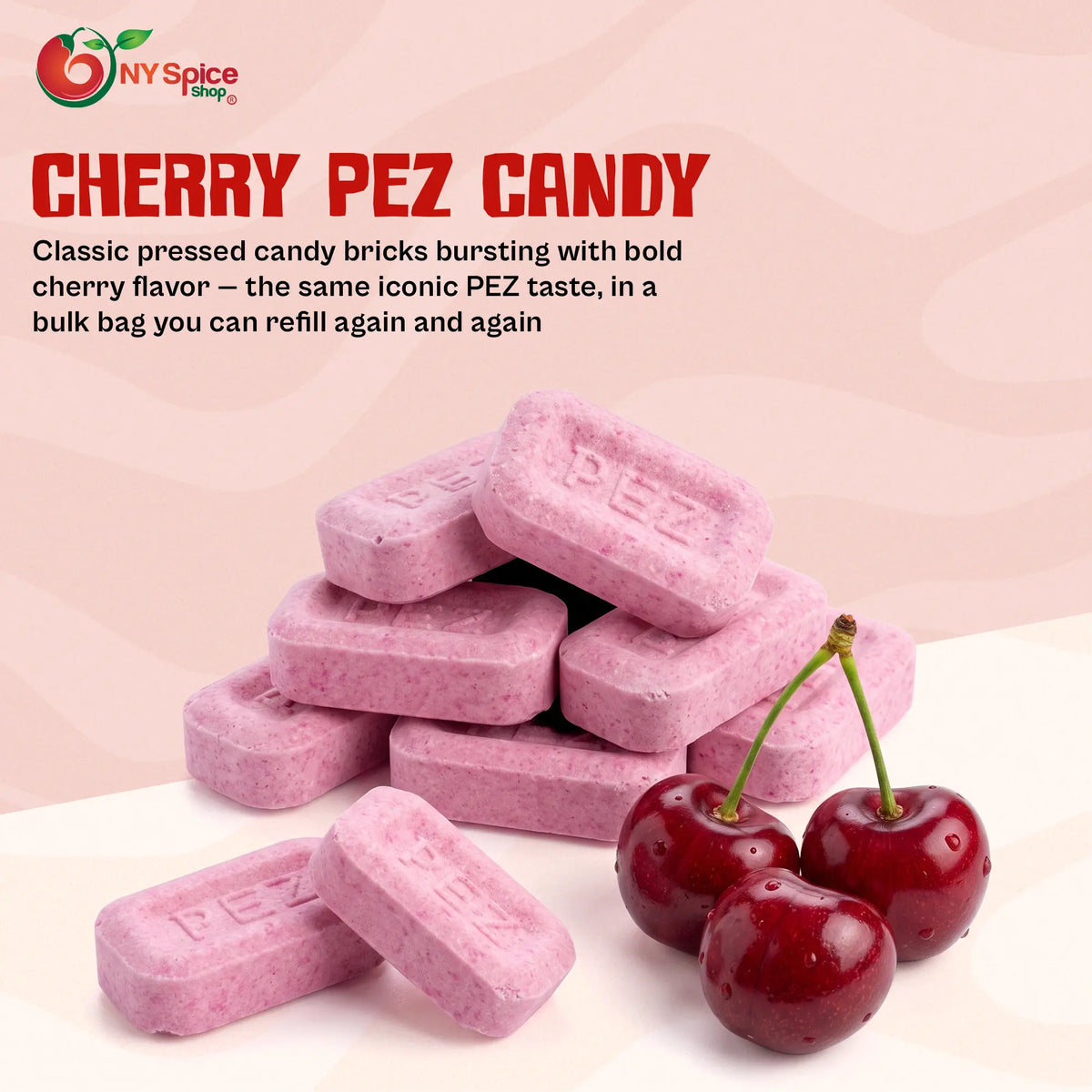 PEZ Cherry Candy Unwrapped - NY SPICE SHOP