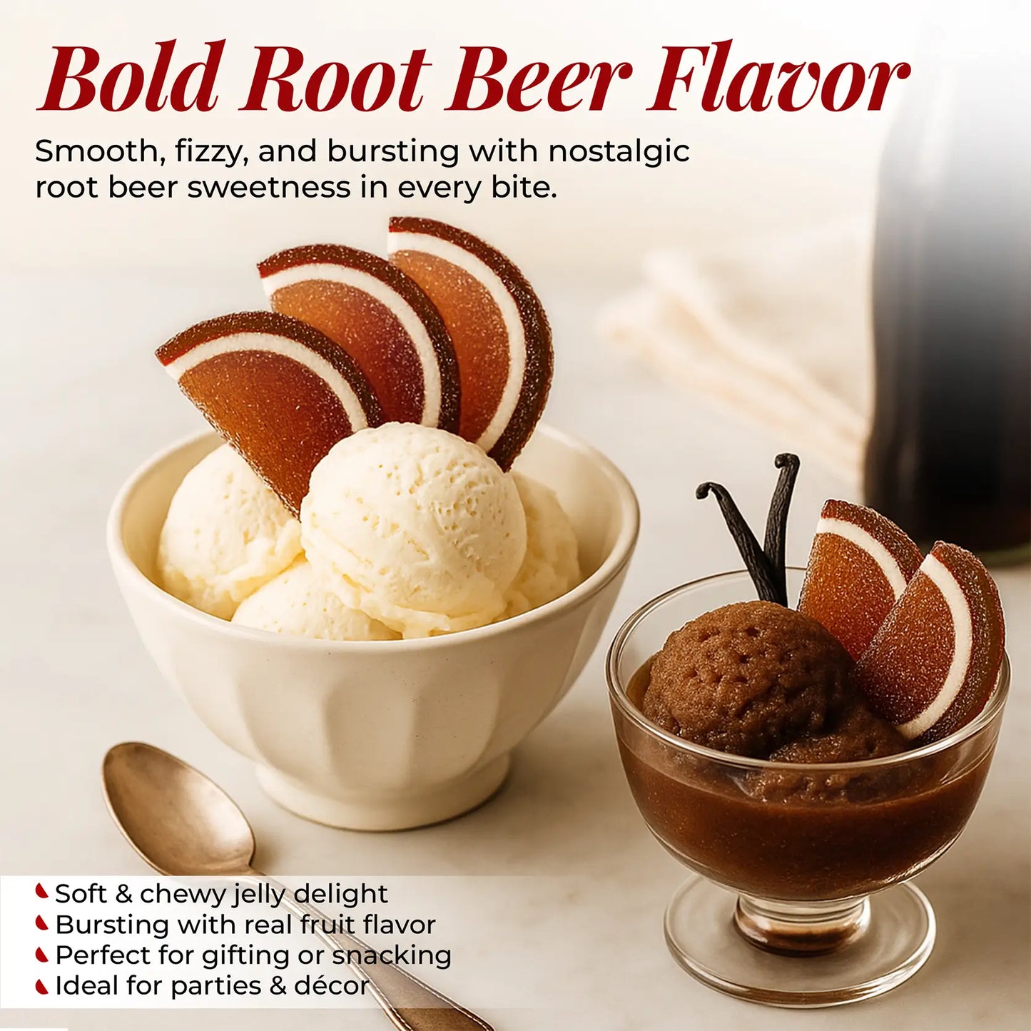 Root Beer Jelly Fruit Slices - NY Spice Shop