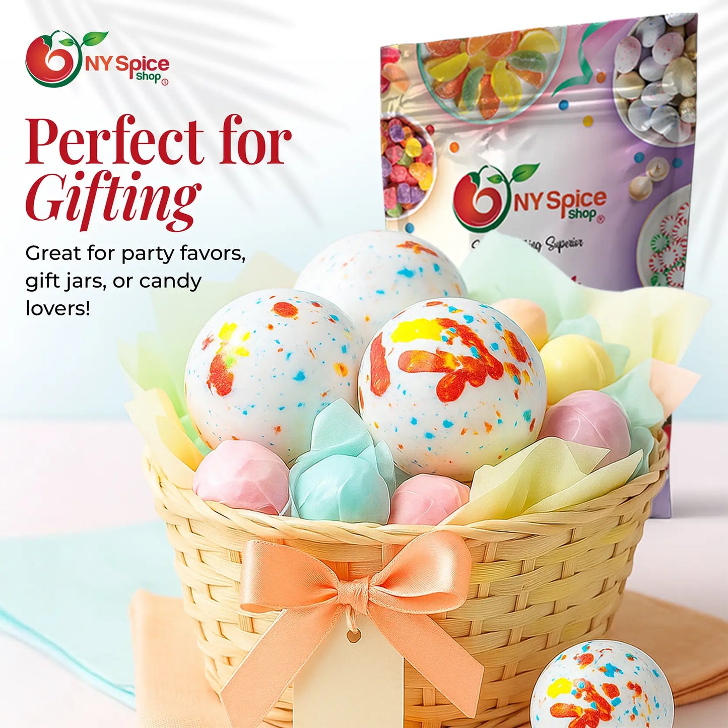 Psychedelic Jawbreakers with Candy Center - 2.25 Inches - NY Spice Shop