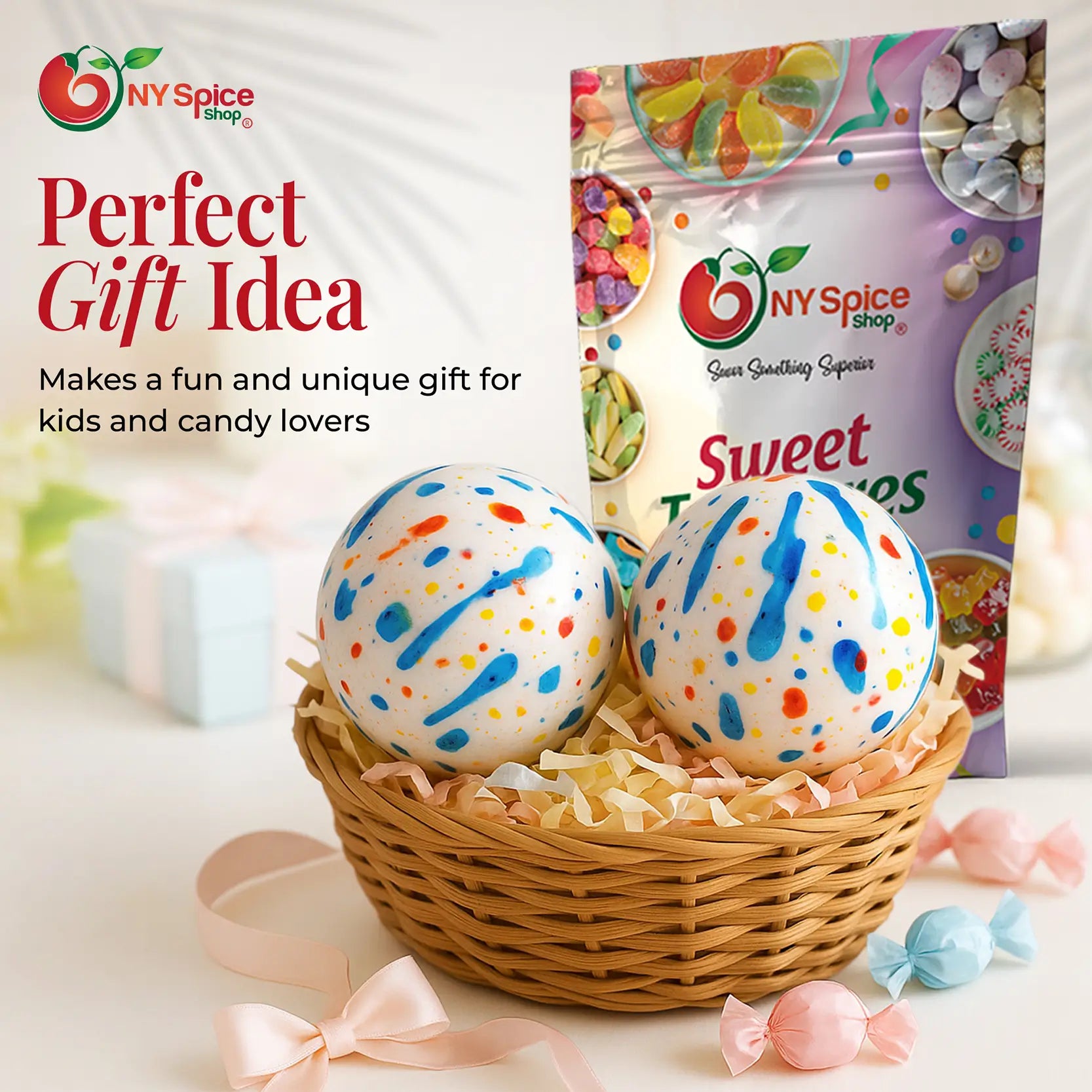 Colossal Unwrapped Jawbreakers -3 Inches - NY Spice Shop