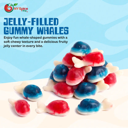 Gummy Filled Whales