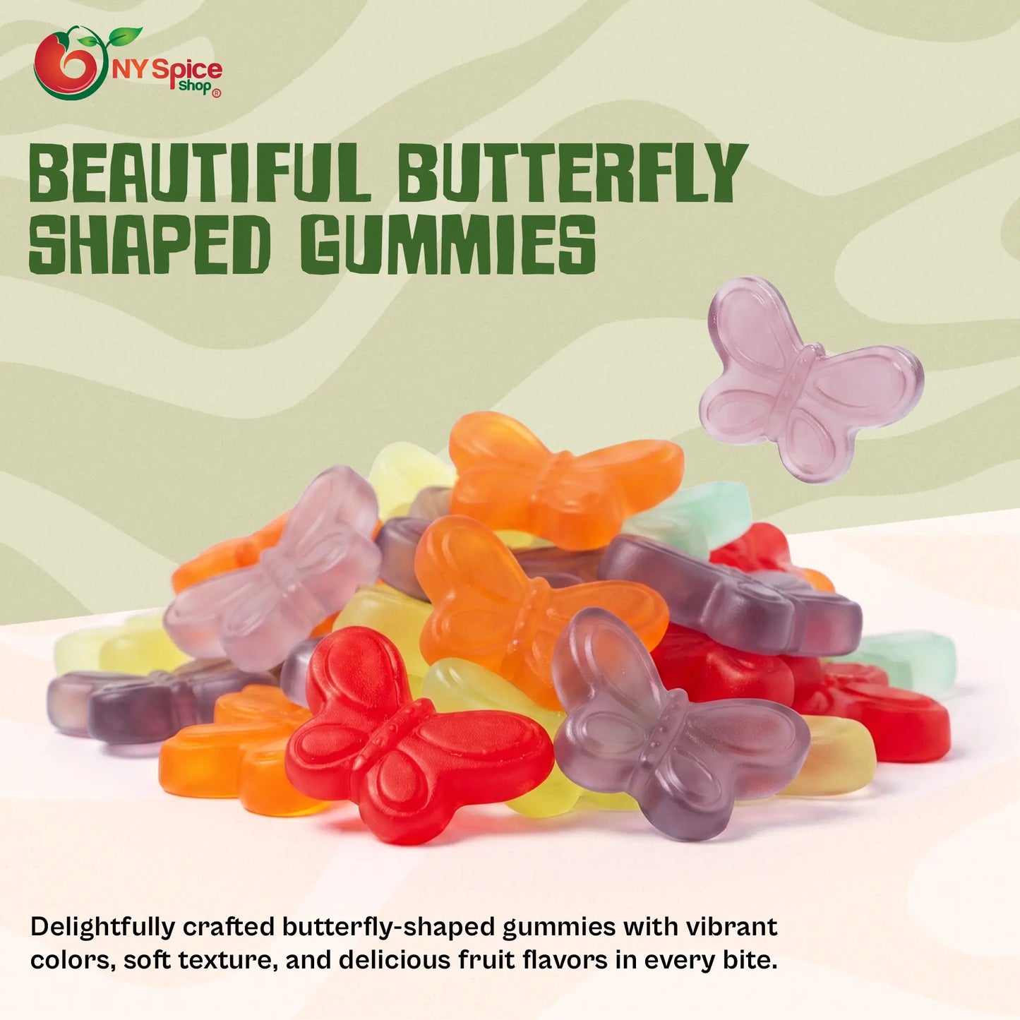 Large Gummy Butterflies