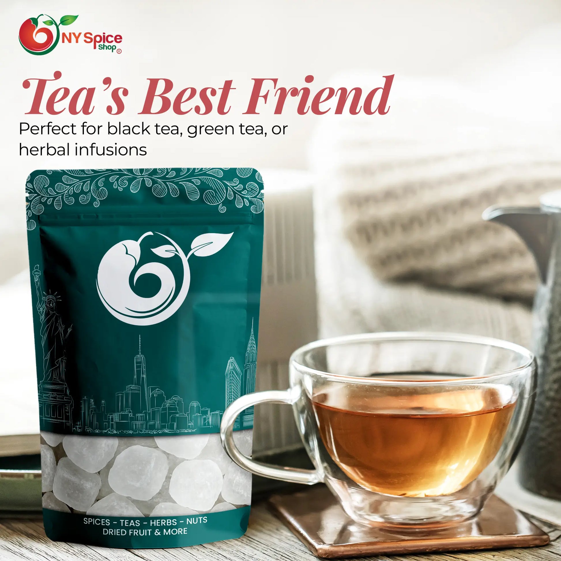 Lumps Sugar - Rock Crystal Sugar - NY Spice Shop