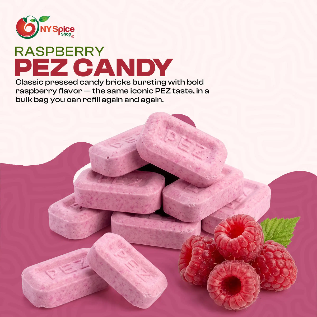 PEZ Raspberry Candy Unwrapped