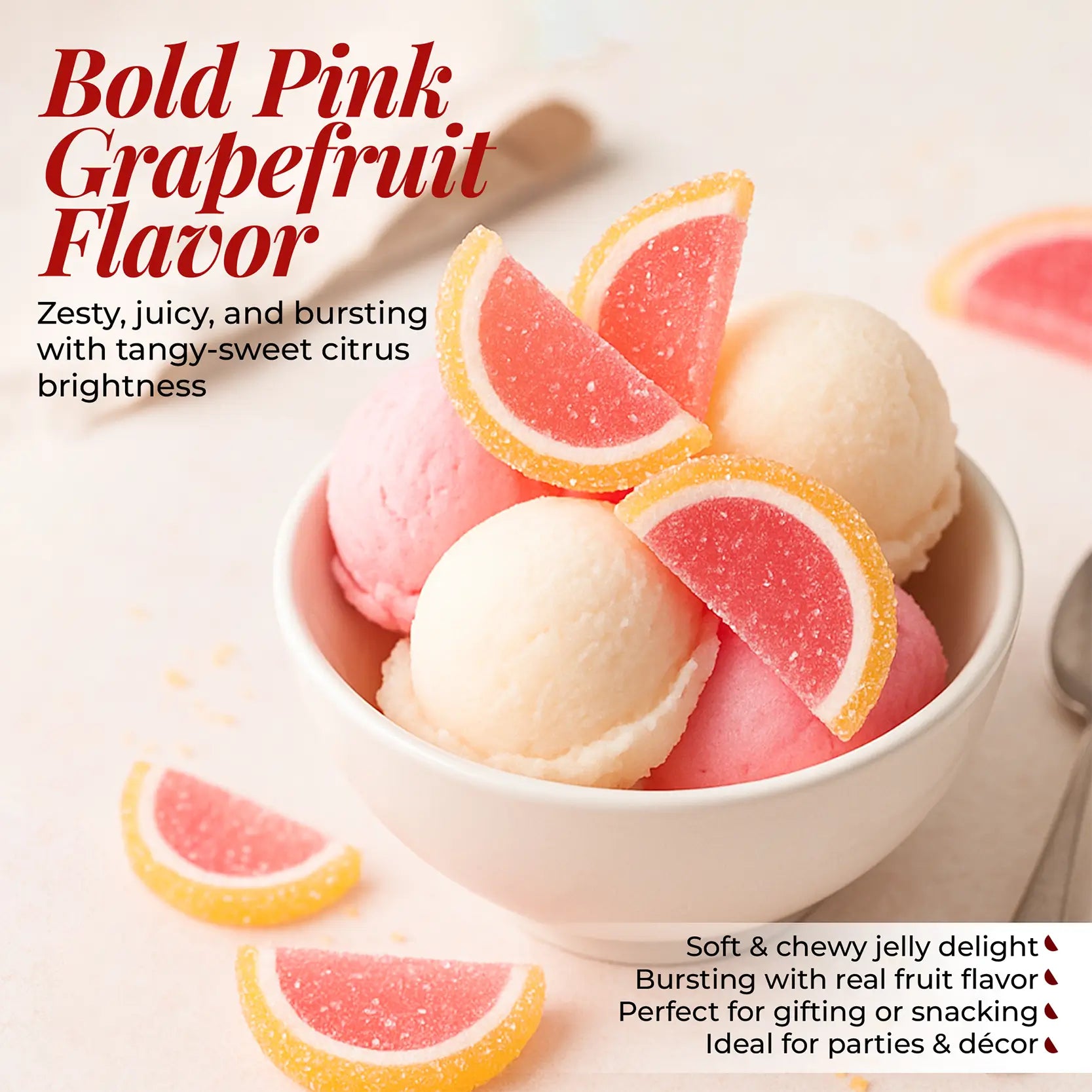 Pink Grapefruit Fruit Slices - NY Spice Shop