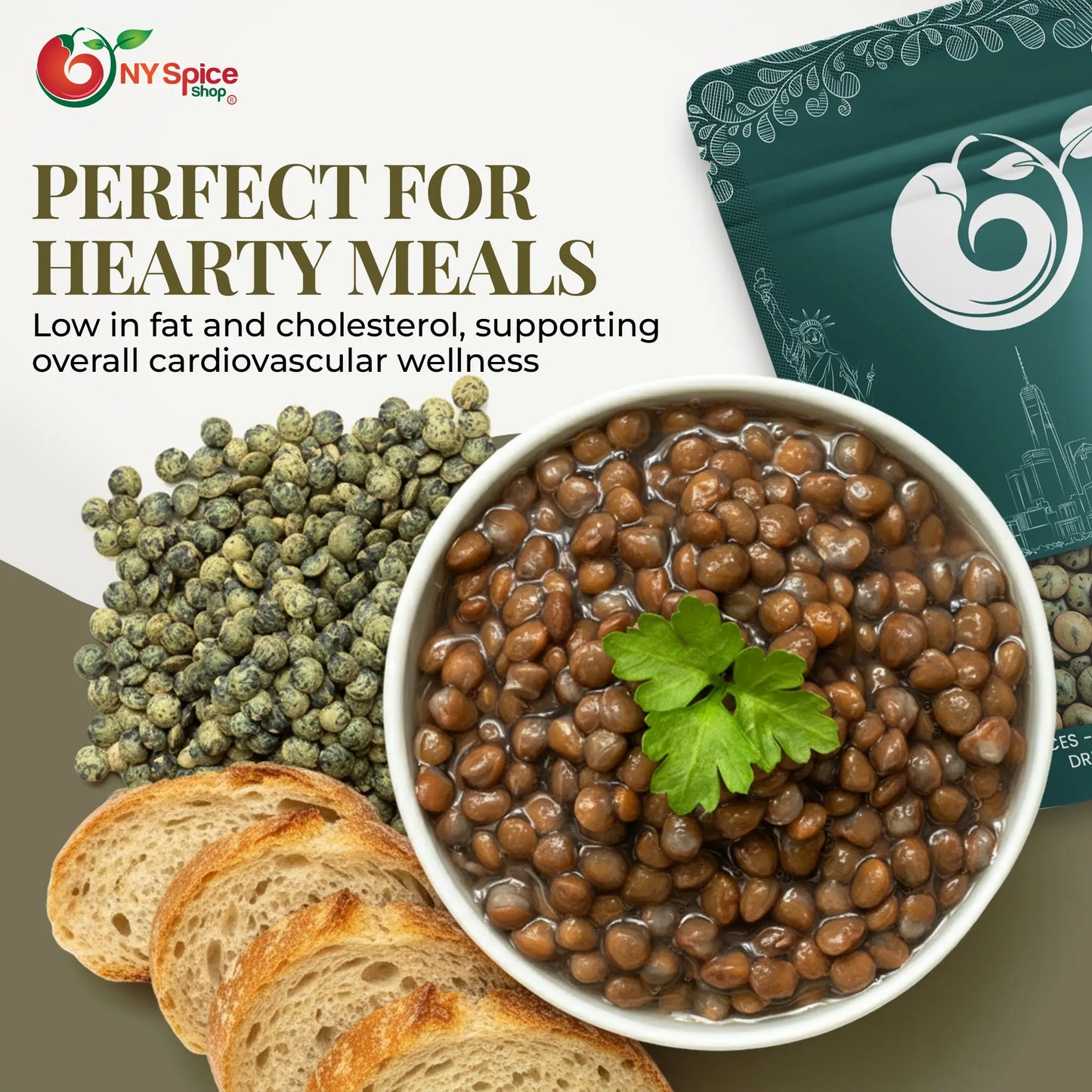 French Lentils - Beans - NY Spice Shop