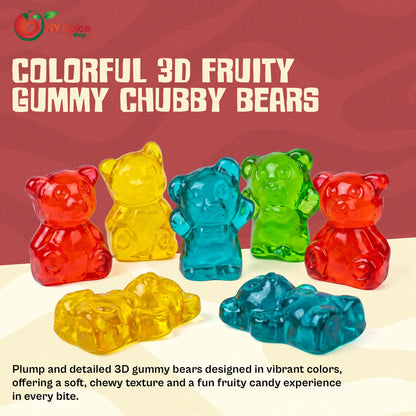 3D Gummy Chubby Bears - NY Spice Shop