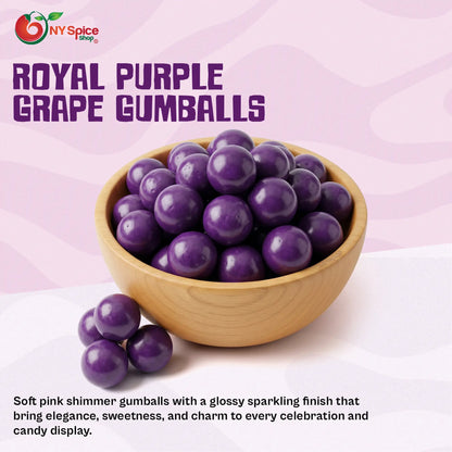 Purple Gumballs - Grape Flavor - NY Spice Shop - Buy Gumballs Online