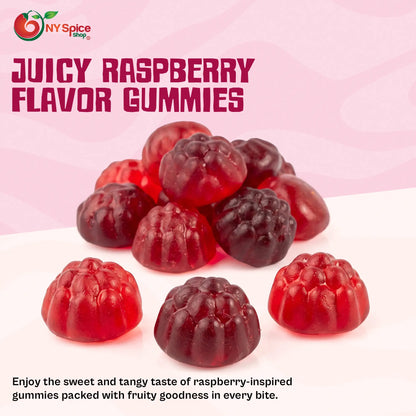 Berry Red Gummi Raspberries - NY Spice Shop
