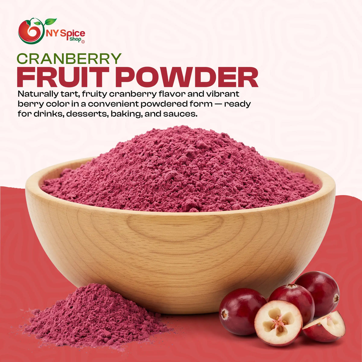 Cranberry fruit powder