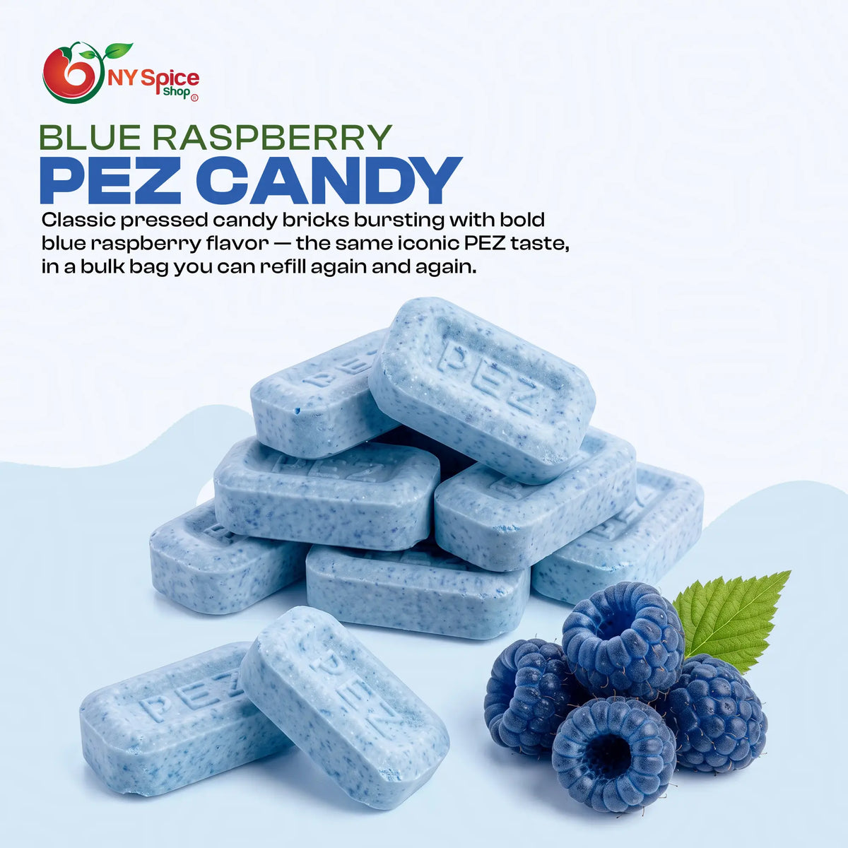 PEZ Sour Blue Raspberry Candy Unwrapped