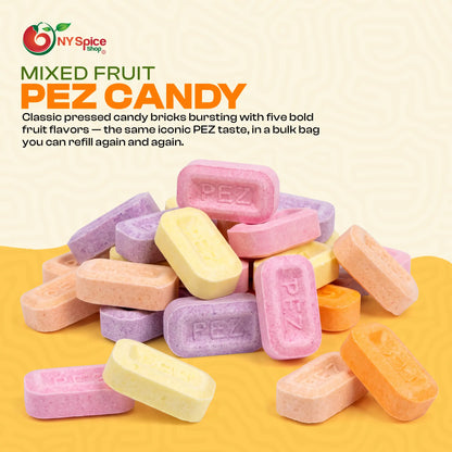 PEZ Mixed Fruit Candy Unwrapped