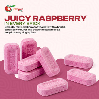 PEZ Raspberry Candy Unwrapped