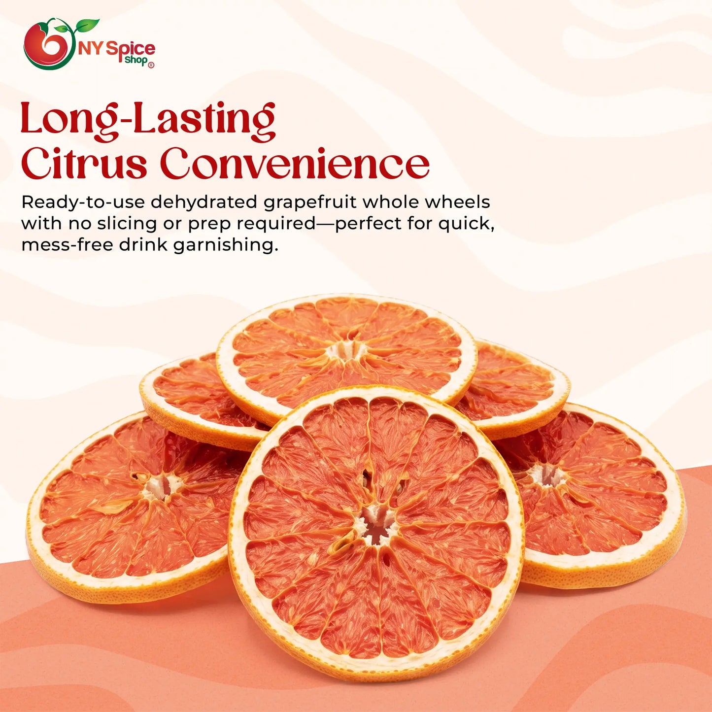 Dehydrated Grapefruit Whole Wheel