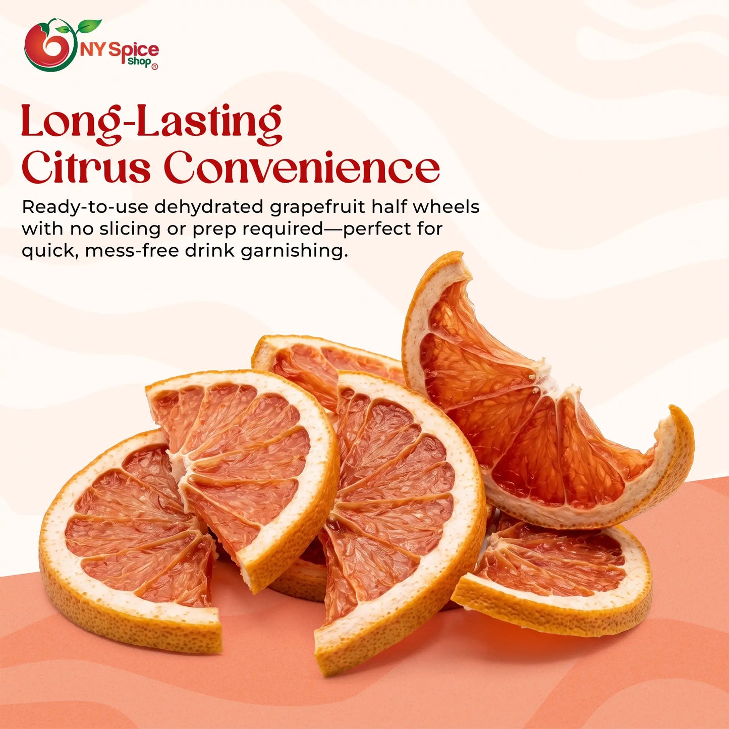 Dehydrated Grapefruit Half Wheel
