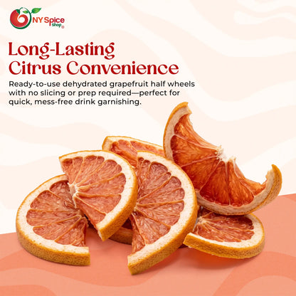 Dehydrated Grapefruit Half Wheel