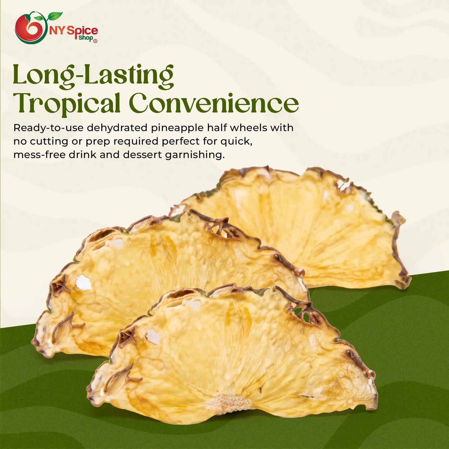 Dehydrated Pineapple Half Wheel