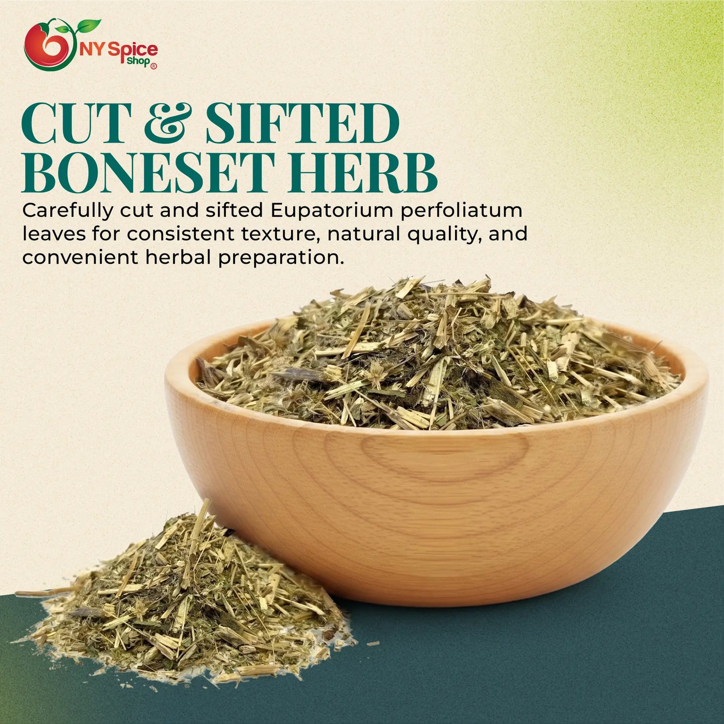 Boneset Herb (Eupatorium Perfoliatum) Cut & Sifted