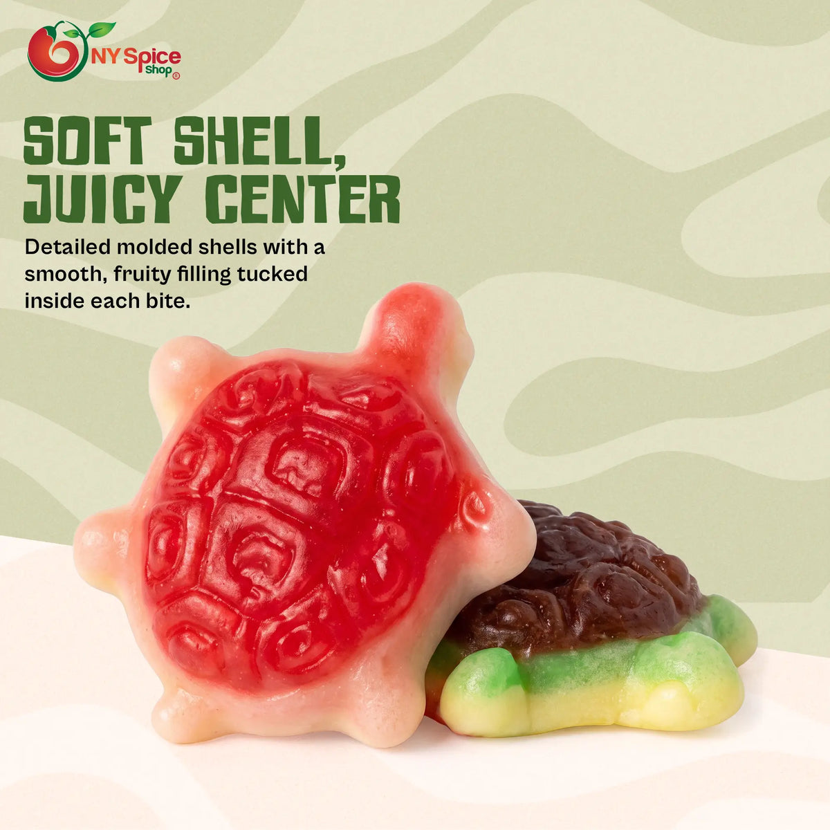 Gummy Filled Turtles