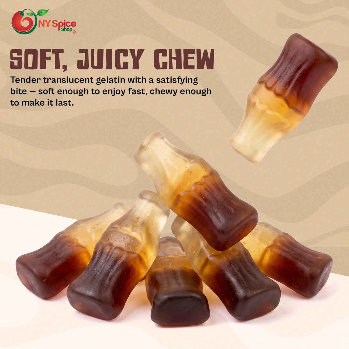 Gummy Cola Bottles - NY  Spice  Shop