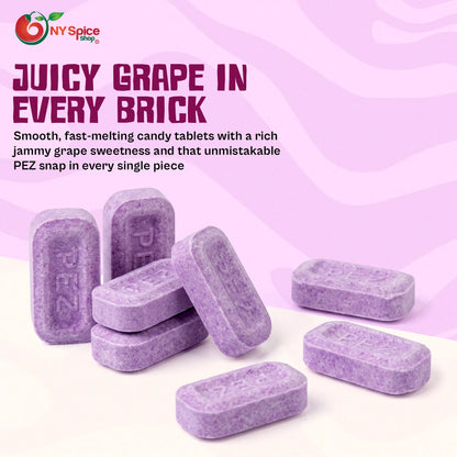 PEZ Grape Candy Unwrapped - NY  SPICE  SHOP 