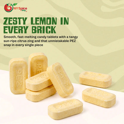 PEZ Lemon Candy Unwrapped