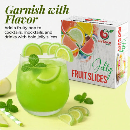 Sour Apple Jelly Fruit Slices - NY Spice Shop