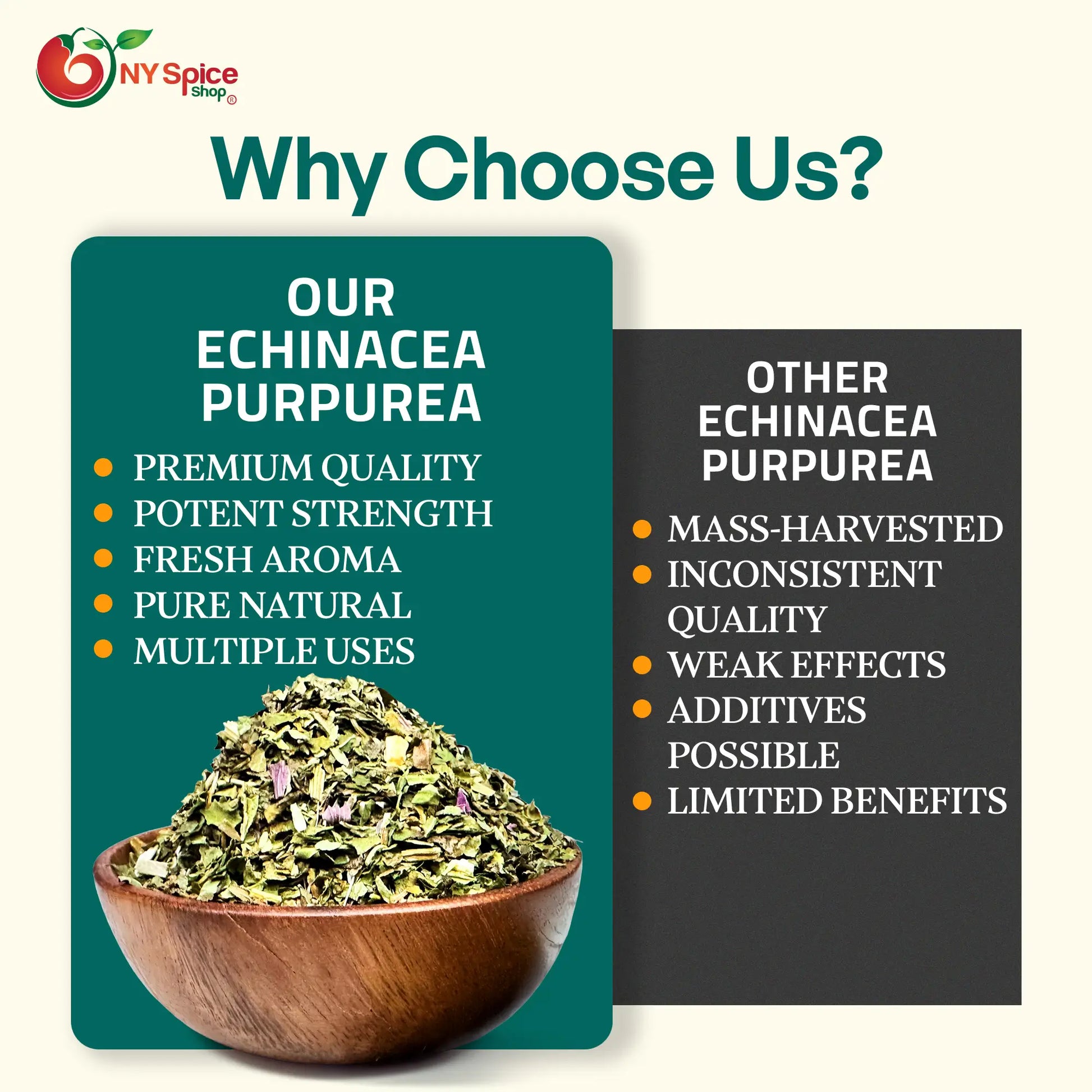 Echinacea purpurea Herb -NY Spice Shop