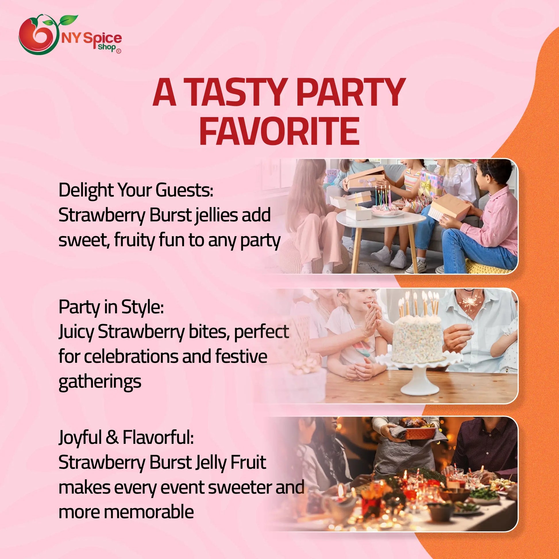 Strawberry Fruit Gummy - NY Spice Shop