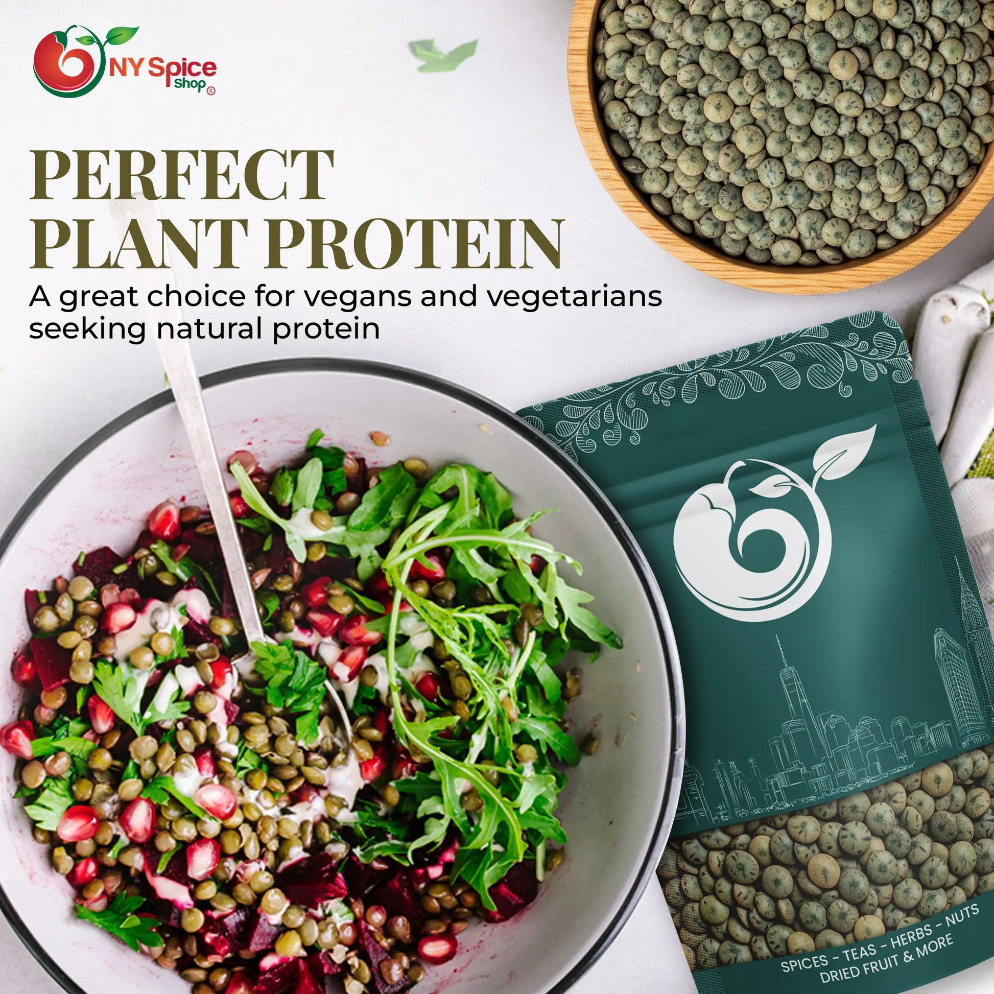 French Lentils - Beans - NY Spice Shop