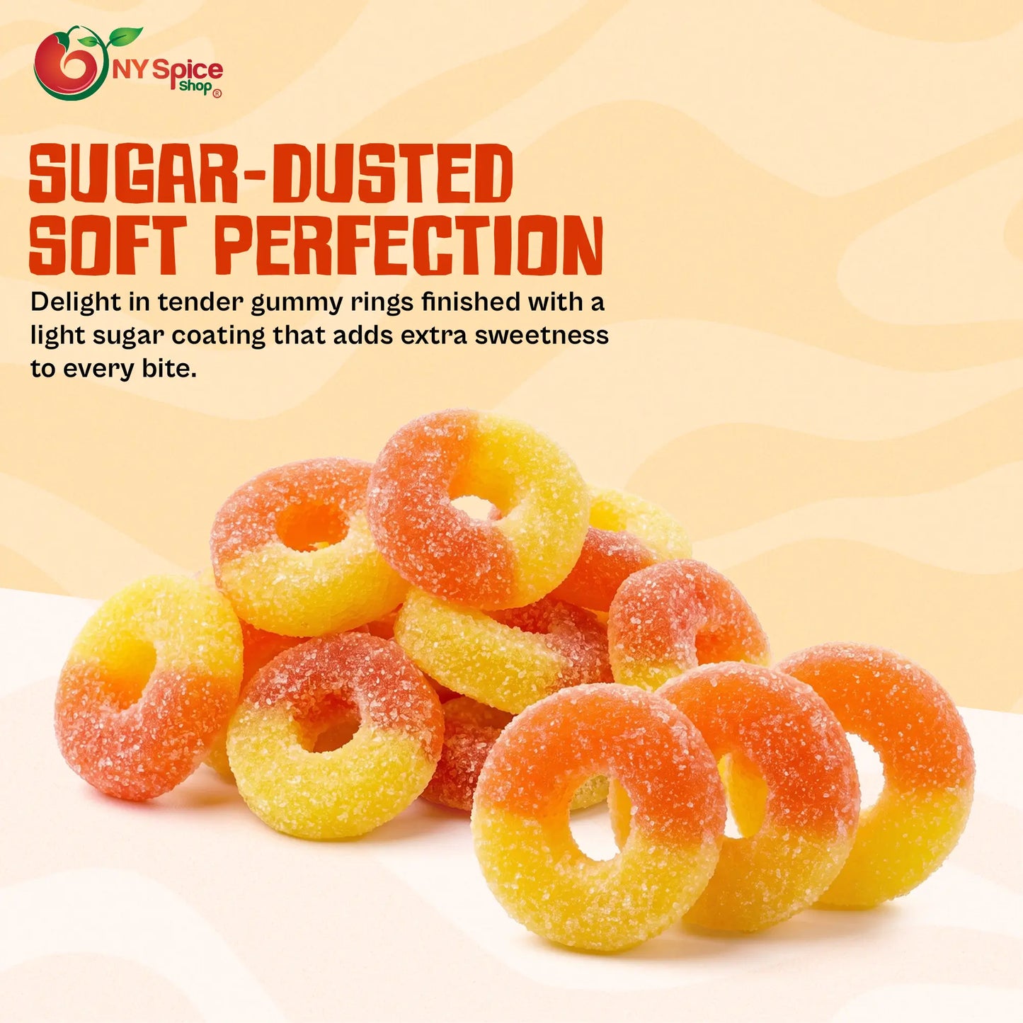 Gummy Peach Rings