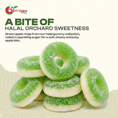 Halal Gummy Apple Rings - NY SPICE SHOP