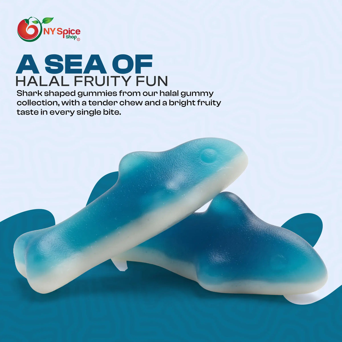 Halal Gummy Sharks - NY SPICE SHOP