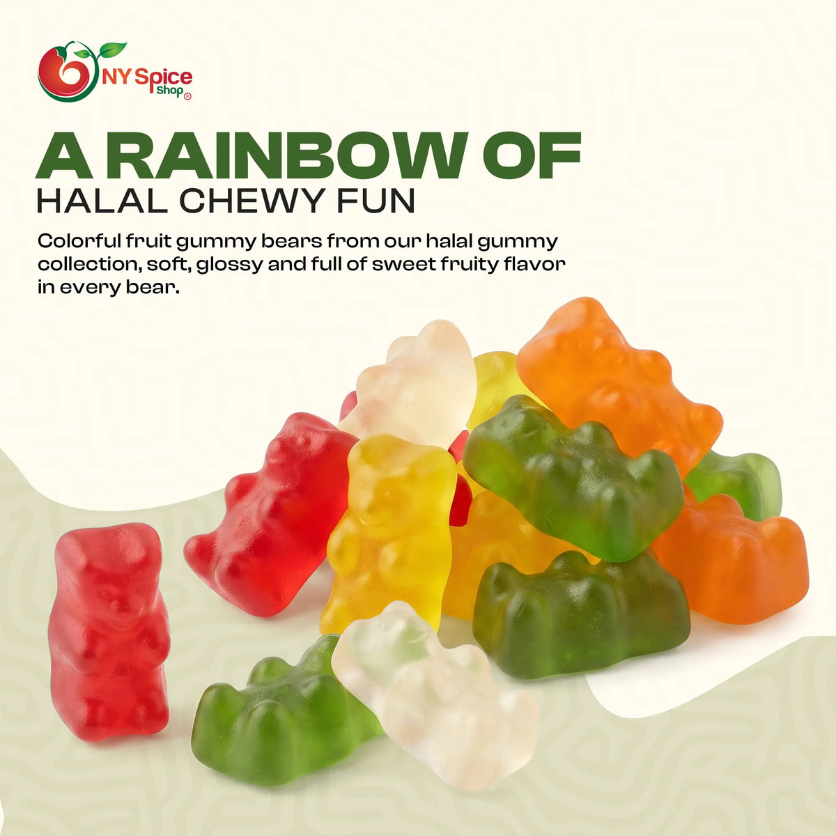 Halal Color Gummy Bears