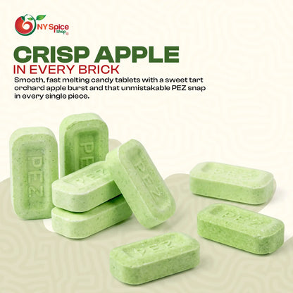 PEZ Sour Apple Candy Unwrapped