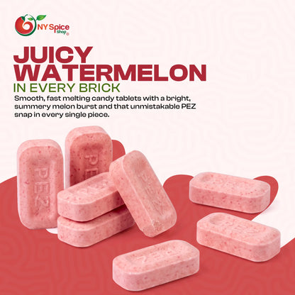 PEZ Sour Watermelon Candy Unwrapped