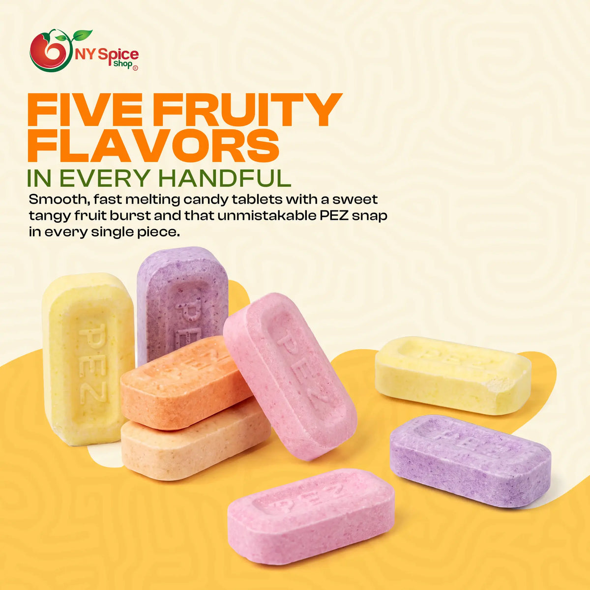 PEZ Mixed Fruit Candy Unwrapped