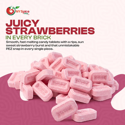 PEZ Strawberry Candy Unwrapped