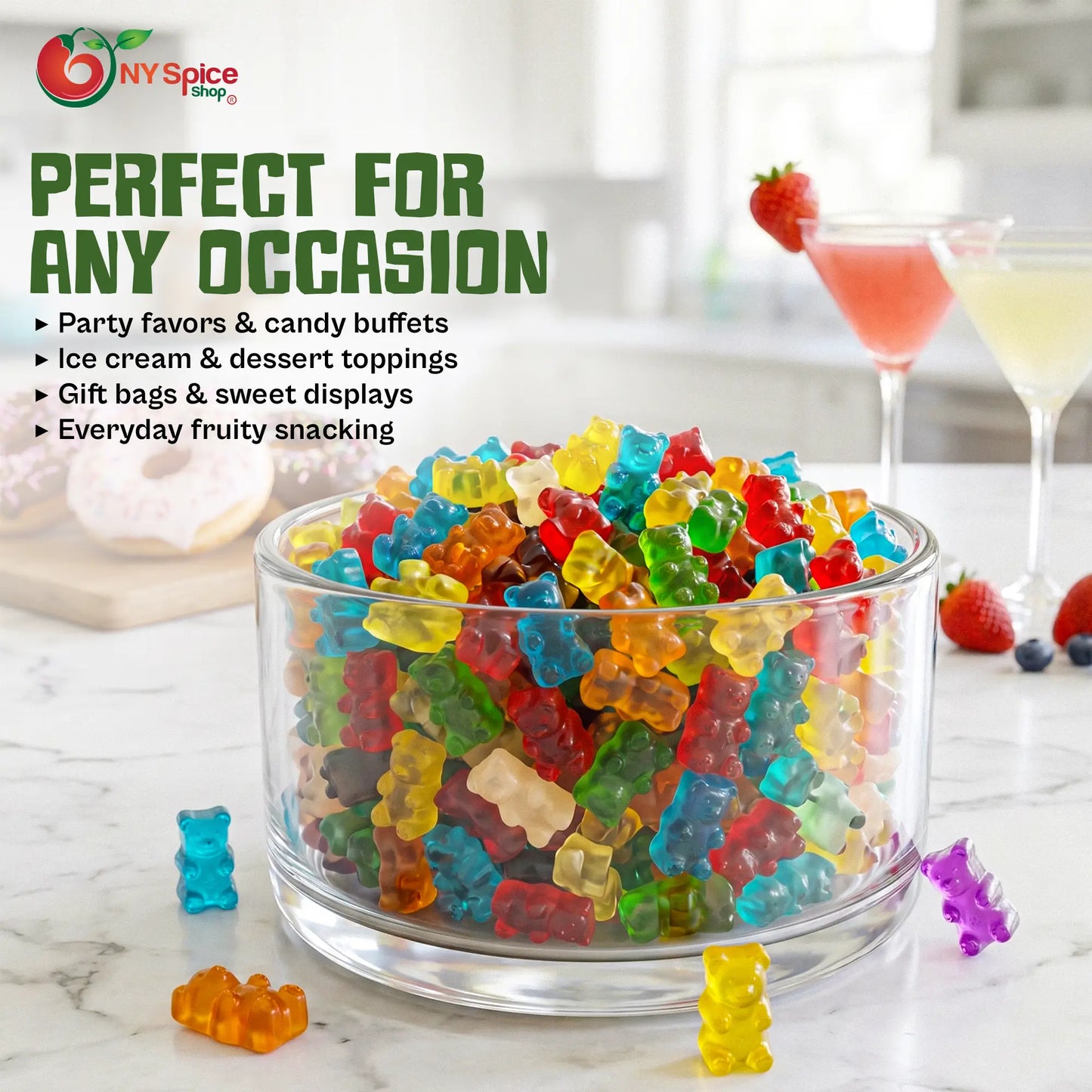 Mini Gummy Bears - NY Spice Shop