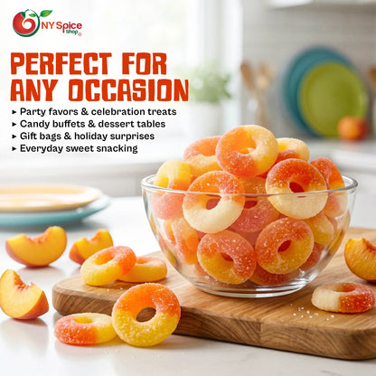 Gummy Peach Rings