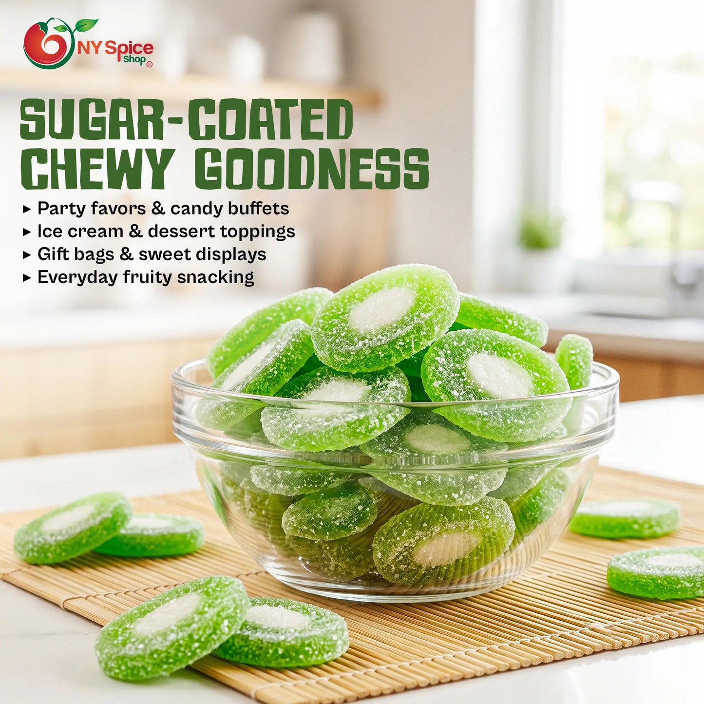 Sour Kiwi Slices - NY Spice Shop