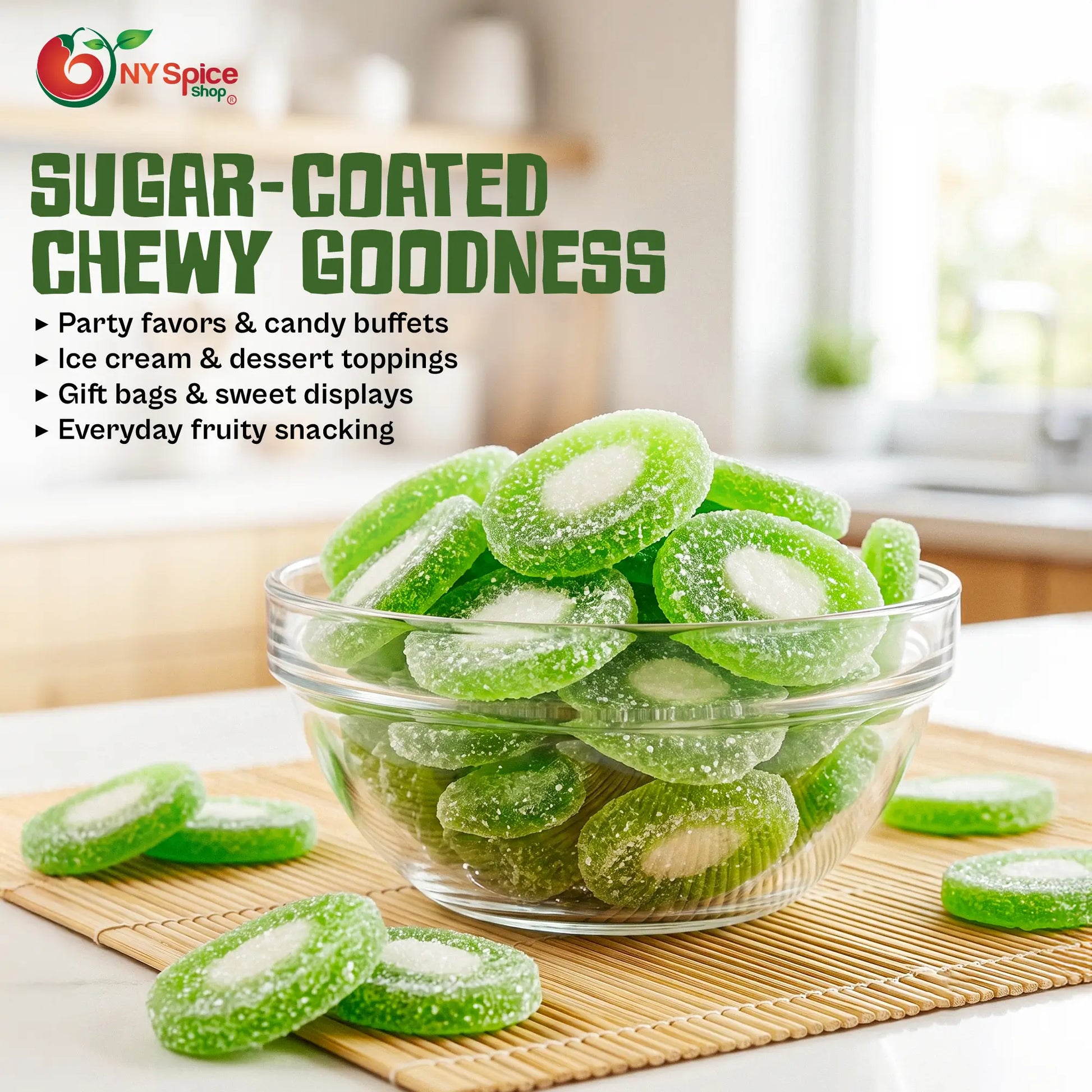 Sour Kiwi Slices - NY Spice Shop