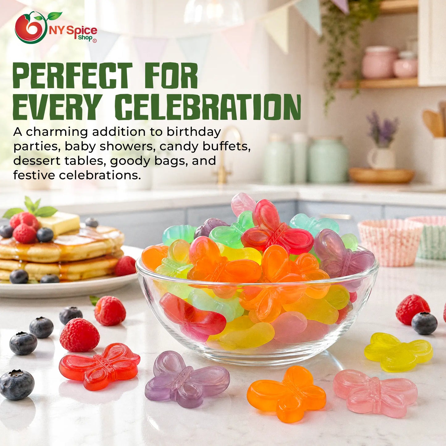 Large Gummy Butterflies