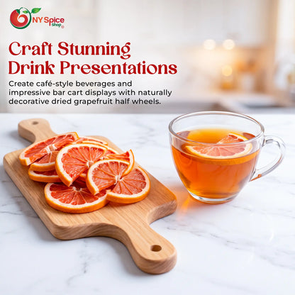 Dehydrated Grapefruit Half Wheel