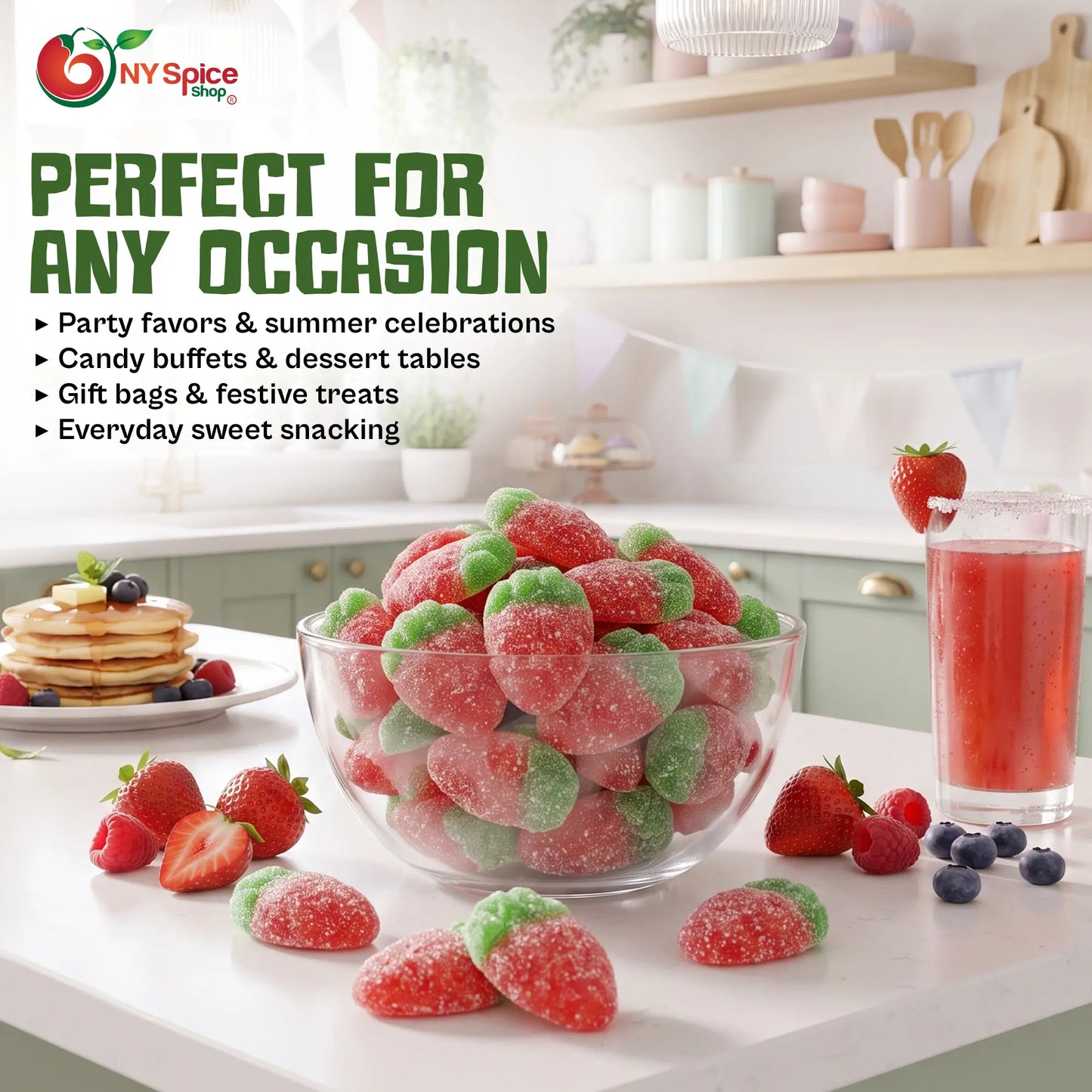 Gummy Wild Strawberries Sour
