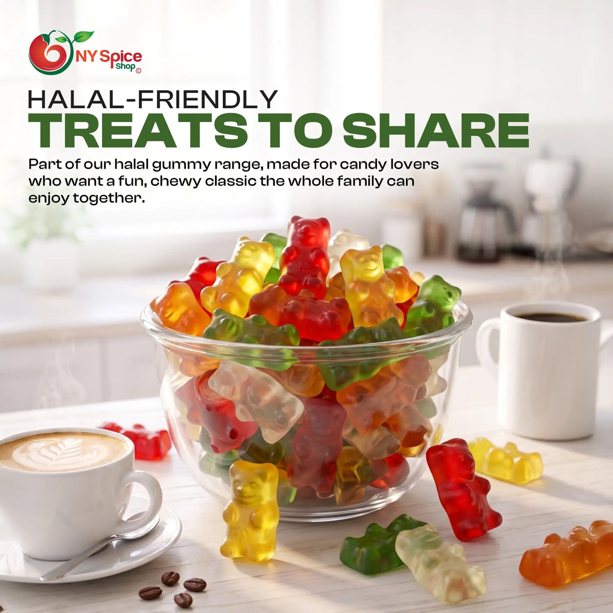 Halal Color Gummy Bears